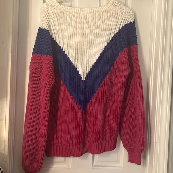 Time and Tru large knitted sweater - Picture 3 of 4